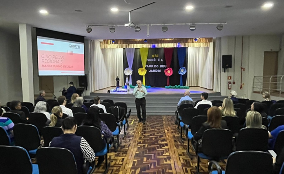 Diretoria do SINEPE/RS inicia encontros regionais em outubro
